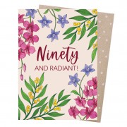 Greeting Card | 90th Birthday Botanicals